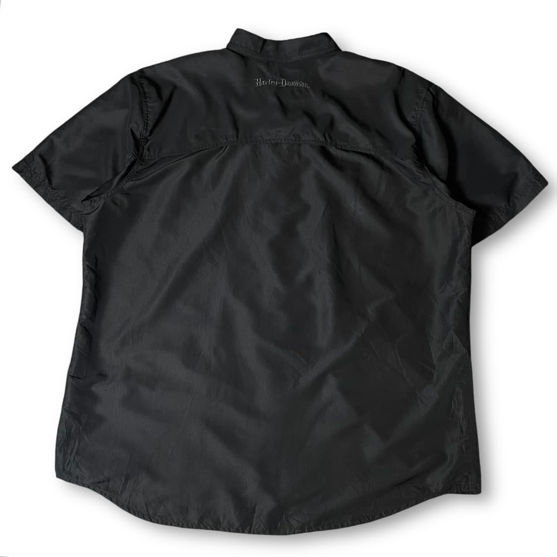 할리데이비슨 블랙 폴리 투포켓 반팔 셔츠 3XL 상품이미지2