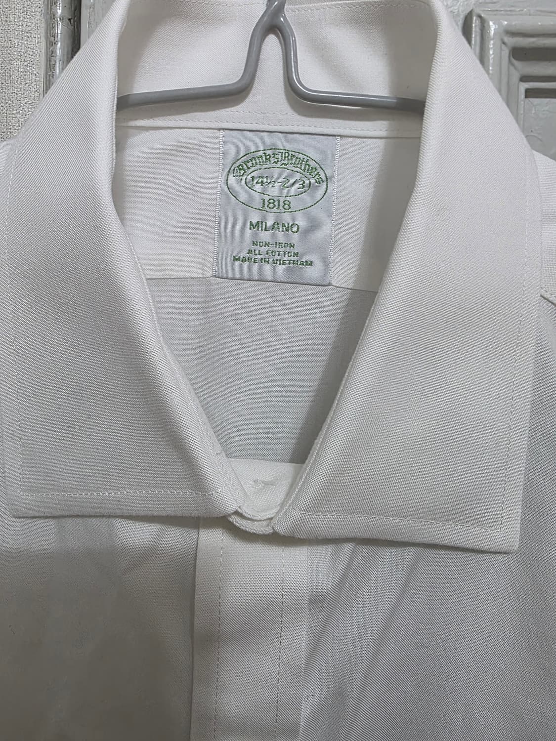 [새제품] 브룩스브라더스 논아이언 화이트 셔츠 95 상품이미지2