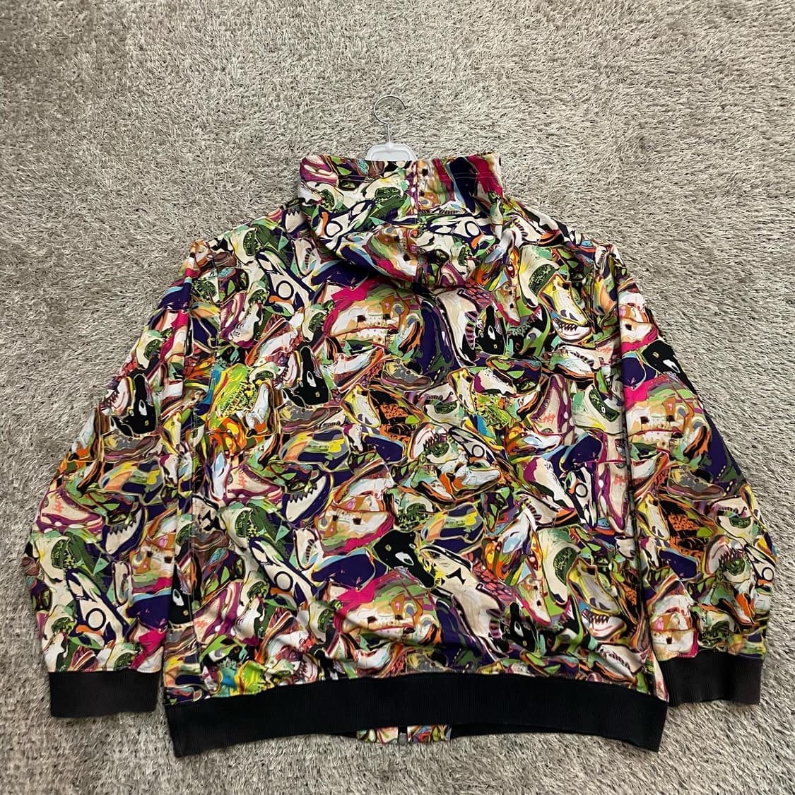 조던 기하학슈즈패턴 후드바람막이 상품이미지4