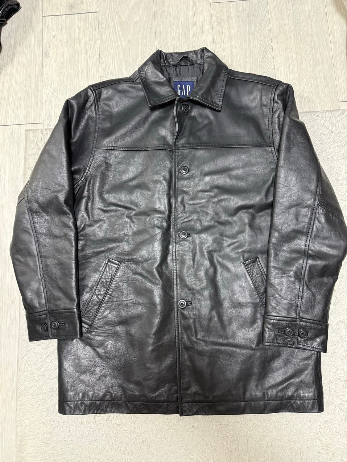 (S)gap 올드갭 레더 카코트 코트 상품이미지1