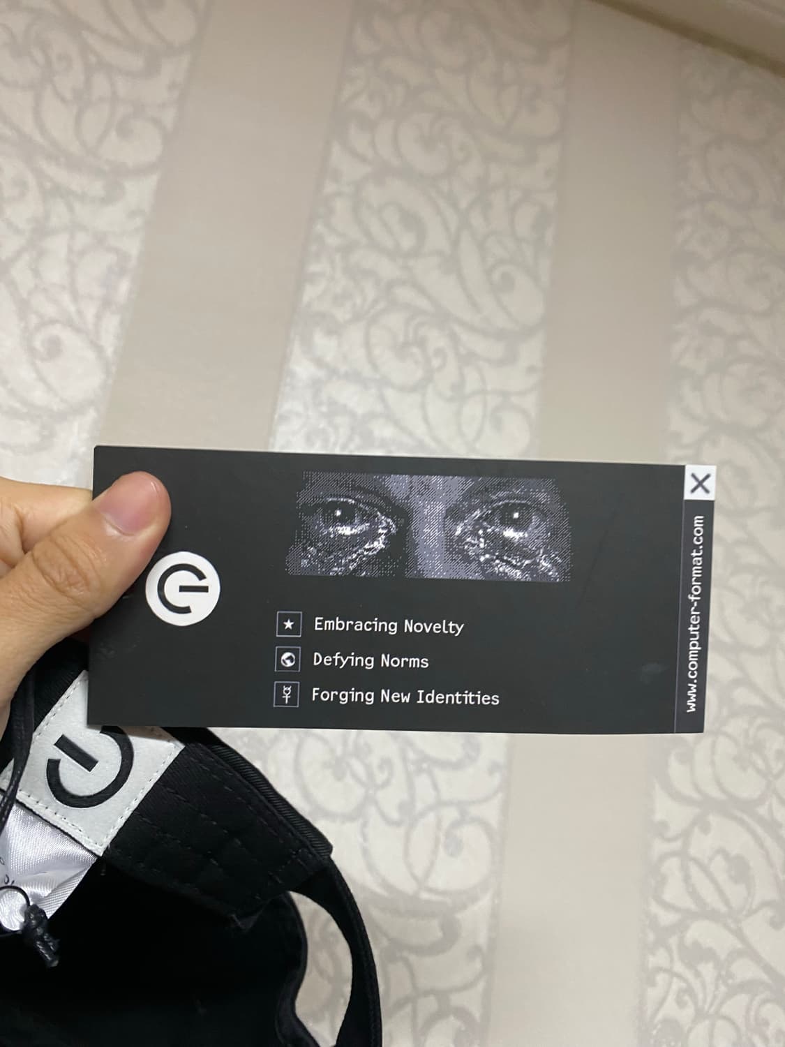 컴퓨터 포맷 스터드 볼캡 블랙 os 상품이미지5