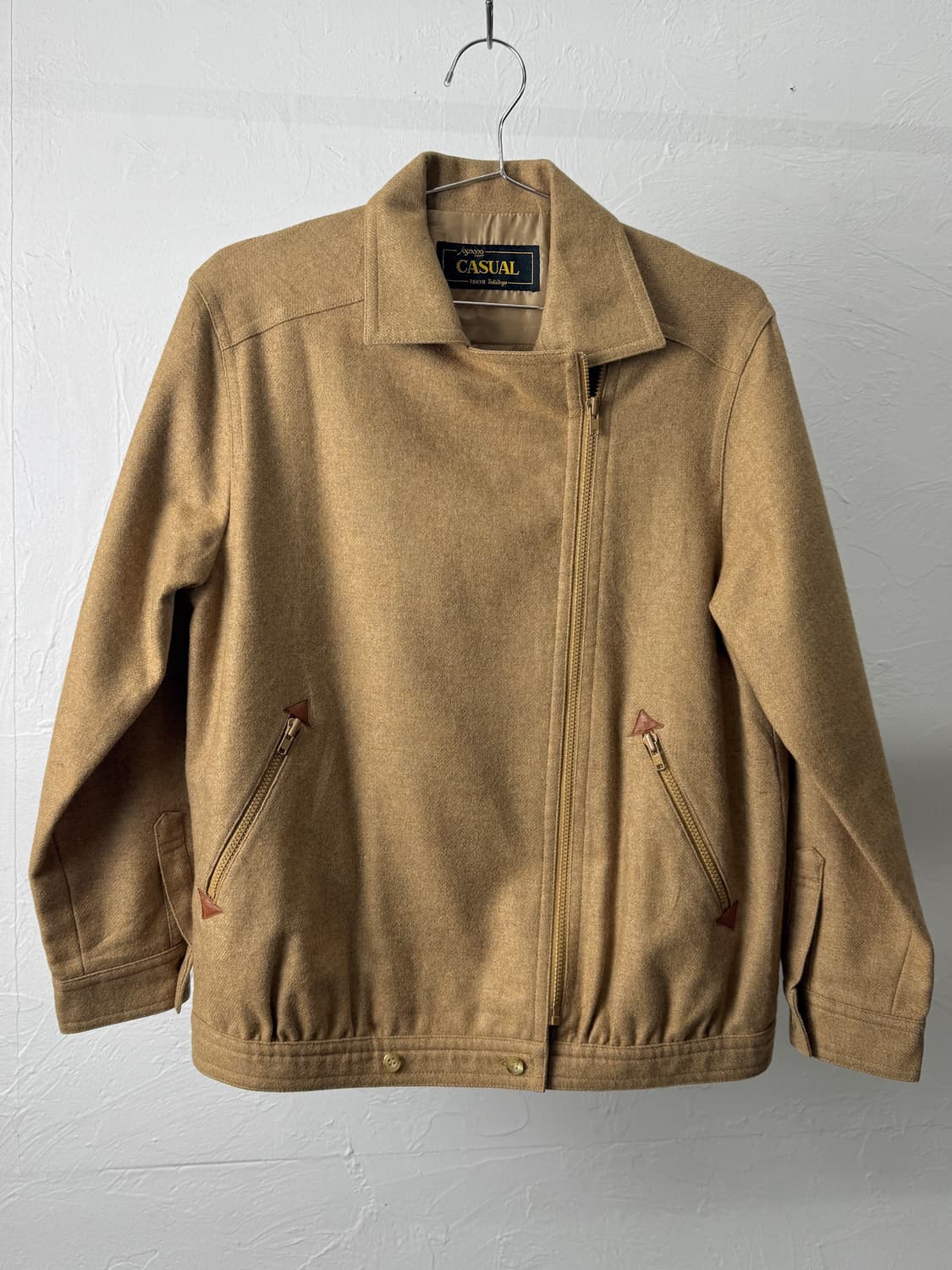 Casual 블루종 울 자켓 상품이미지2