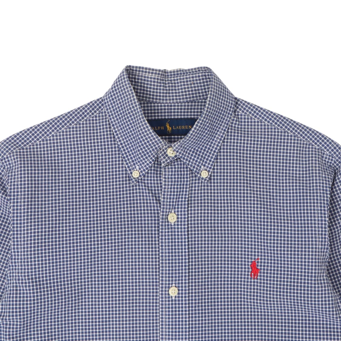 폴로 랄프로렌 블루 체크 셔츠 상품이미지2