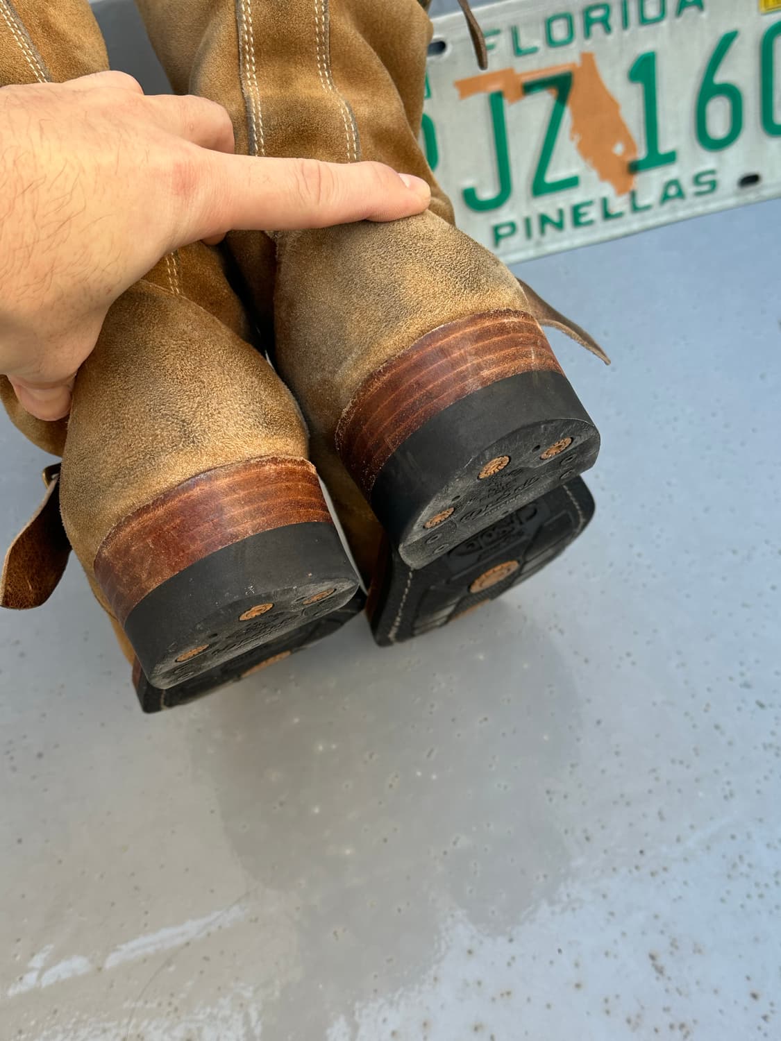 [아르고] •Kudu Suede Engineer Boots 상품이미지6