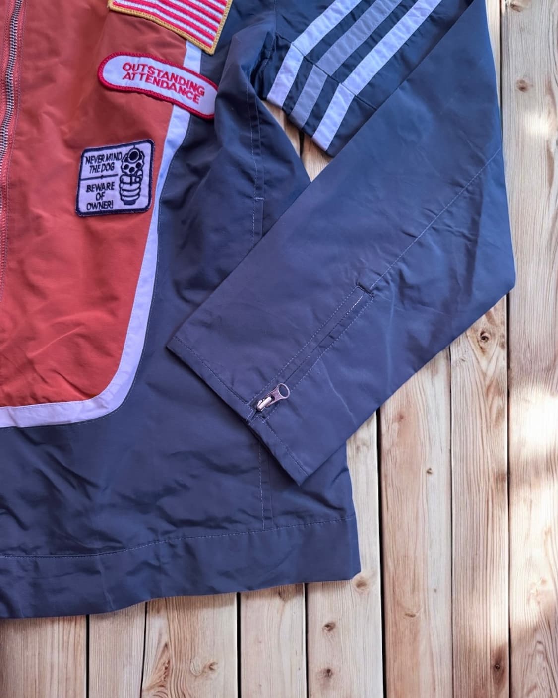House of Blues 빈티지 패치 레이싱 자켓 상품이미지7