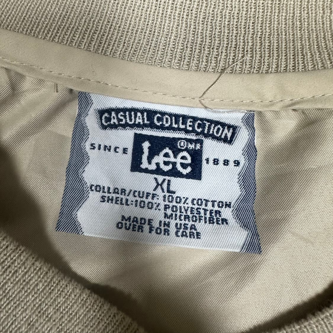 ✨ (바배) LEE 리 베이지 웜업 맨투맨 상품이미지3