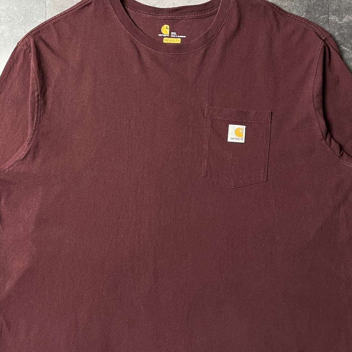CARHARTT 칼하트 K126 와인 긴팔 티셔츠 A00960 상품이미지3