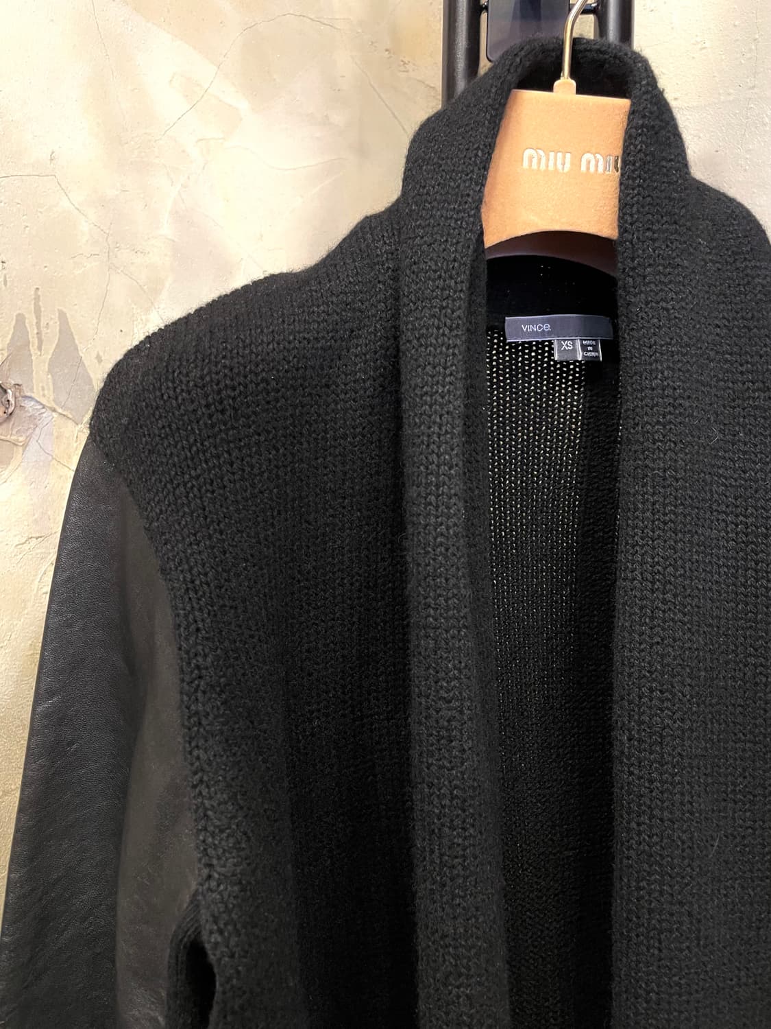 Vince 양가죽 울 숄카라 자켓, 가디건 상품이미지2