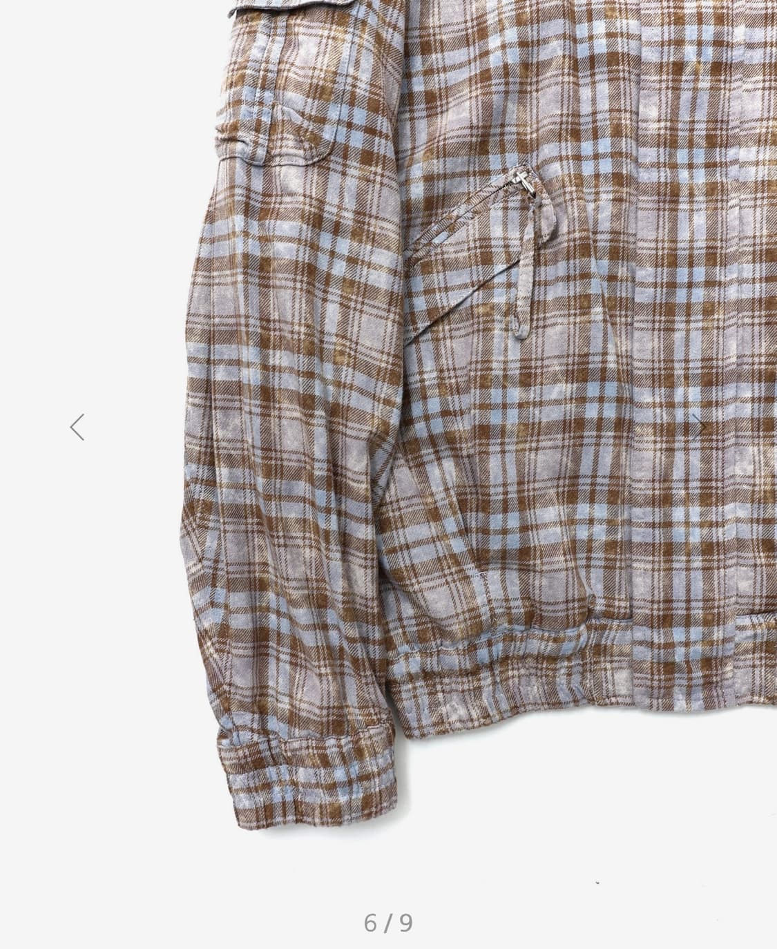 [2] 999휴머니티 어드벤처 체크 봄버 자켓 상품이미지4