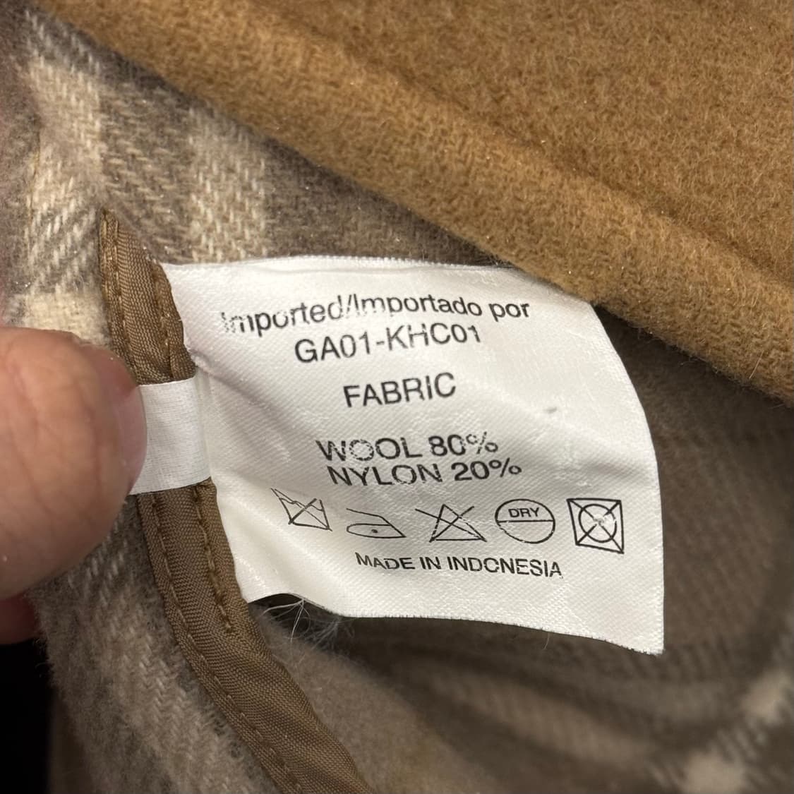 90s 폴로 랄프로렌 체크 라이닝 후디 떡볶이더플 코트 polo 상품이미지8