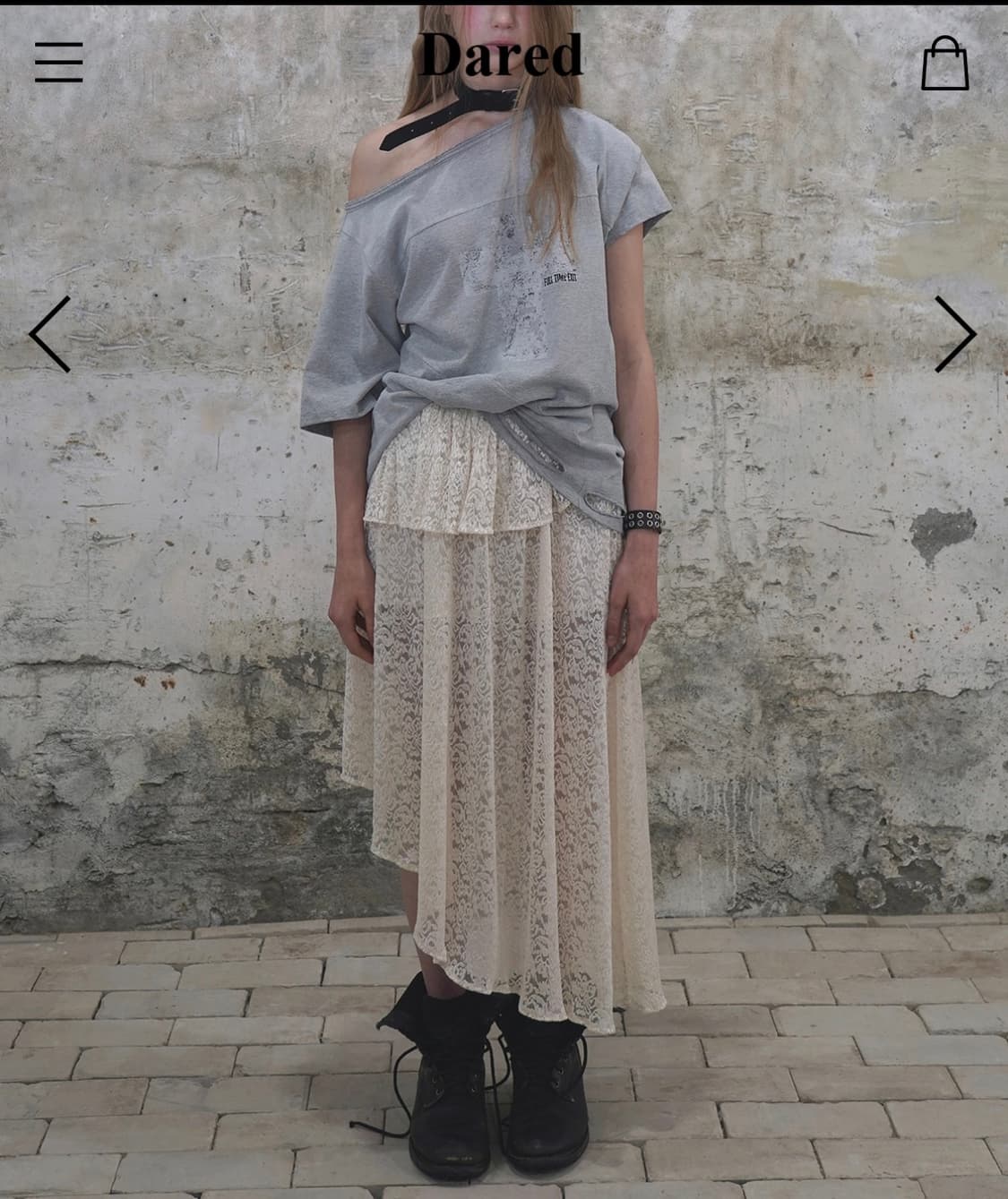 데어드 틸트 스커트 상품이미지2