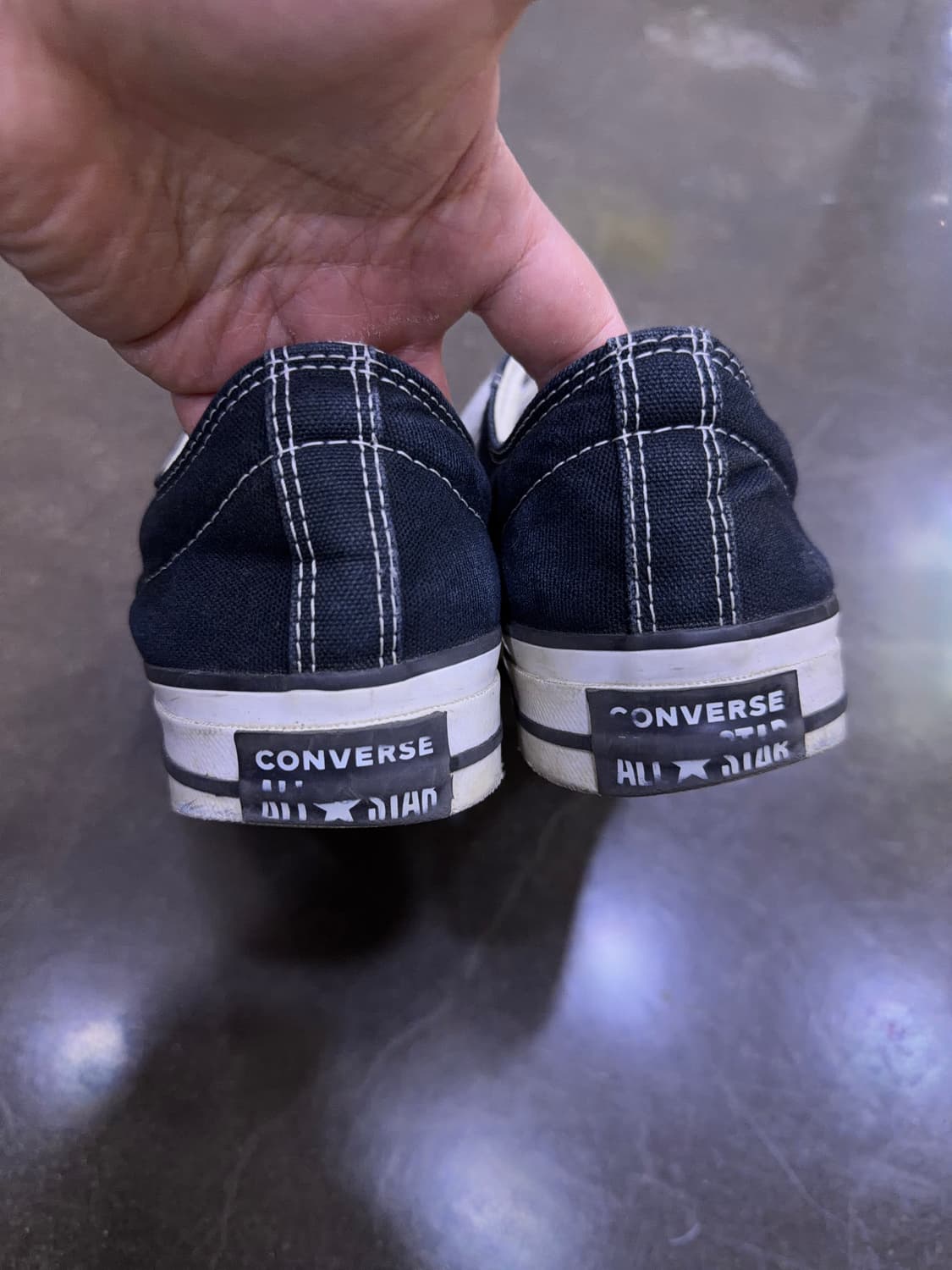 컨버스 올스타 원스타 캔버스 로우 스니커즈 블랙 270 상품이미지6