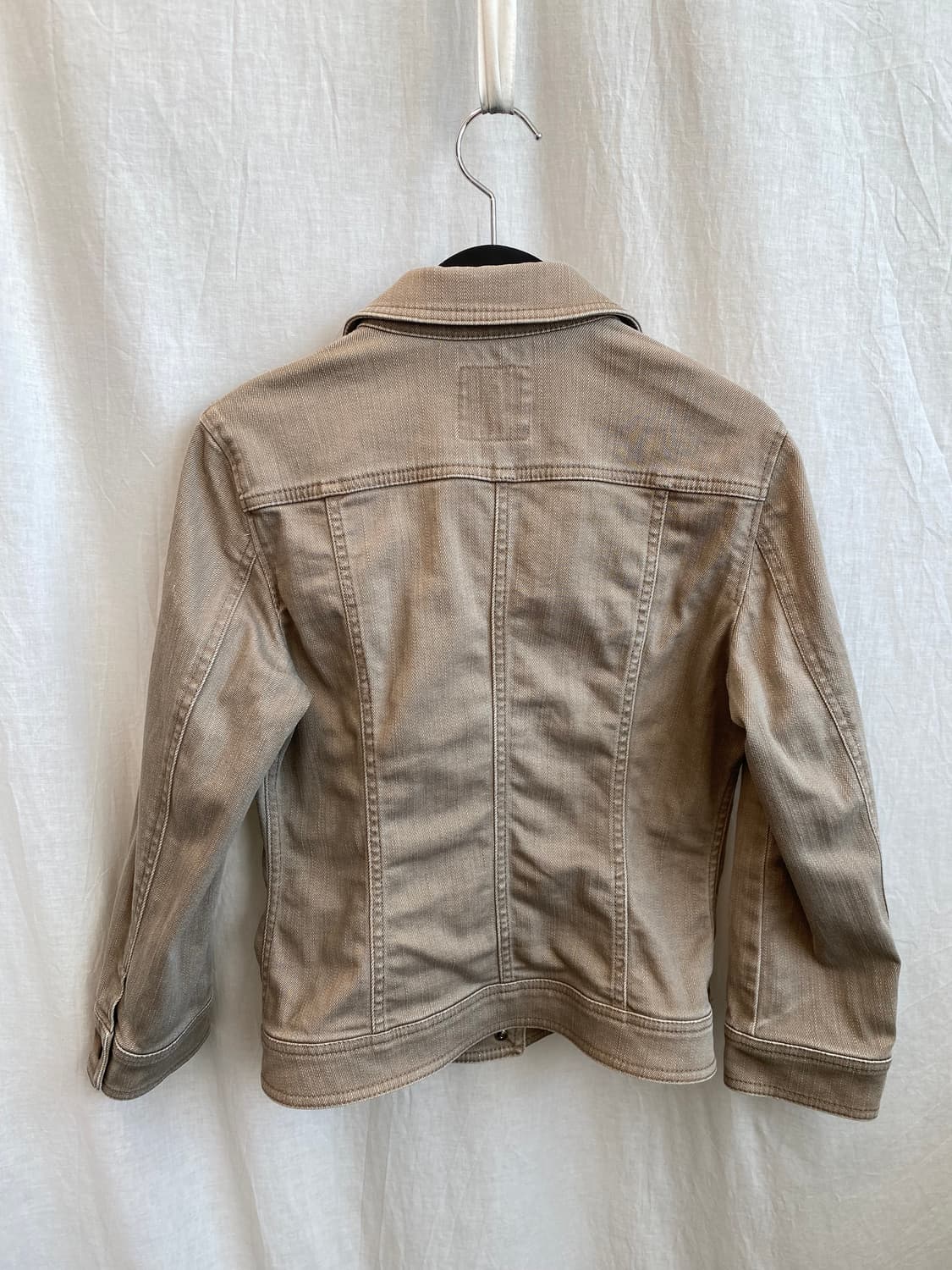 KUMIKYOKU 베이지 데님 자켓(S) 상품이미지9