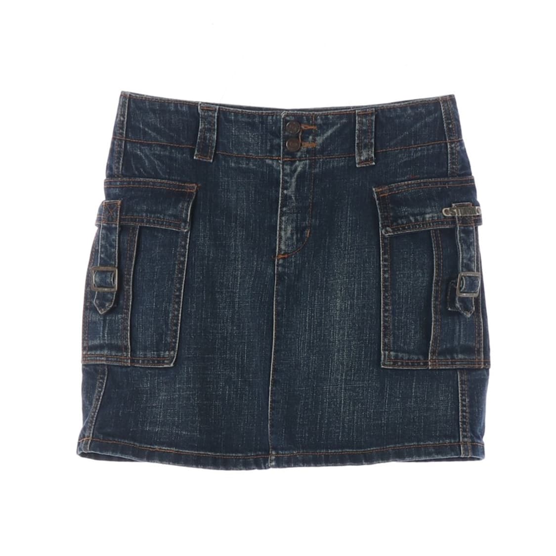 스톰 레트로 카고 포켓 데님 미니스커트 26 상품이미지1