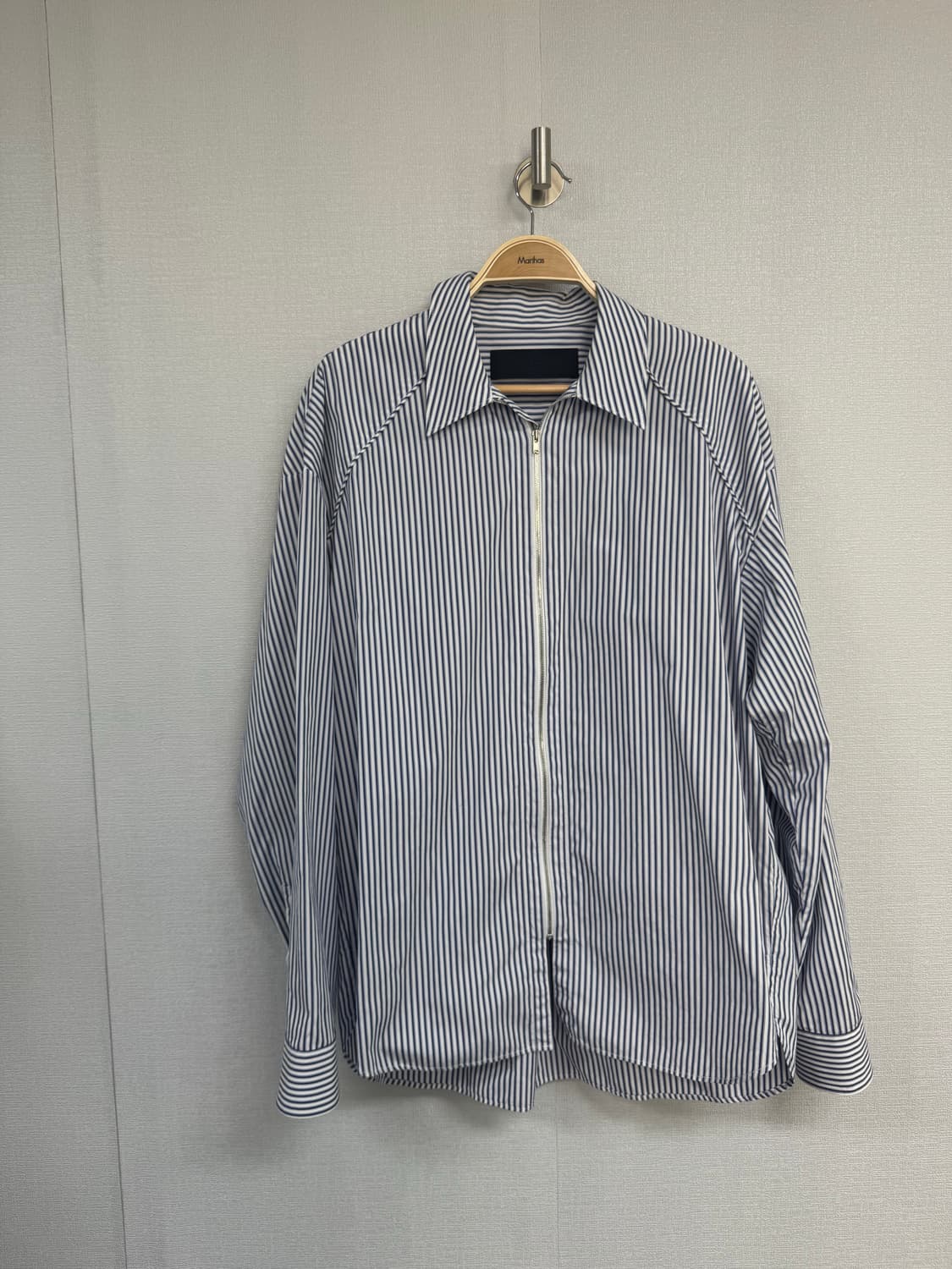 준지 스트라이프 마원 셔츠 자켓 상품이미지1