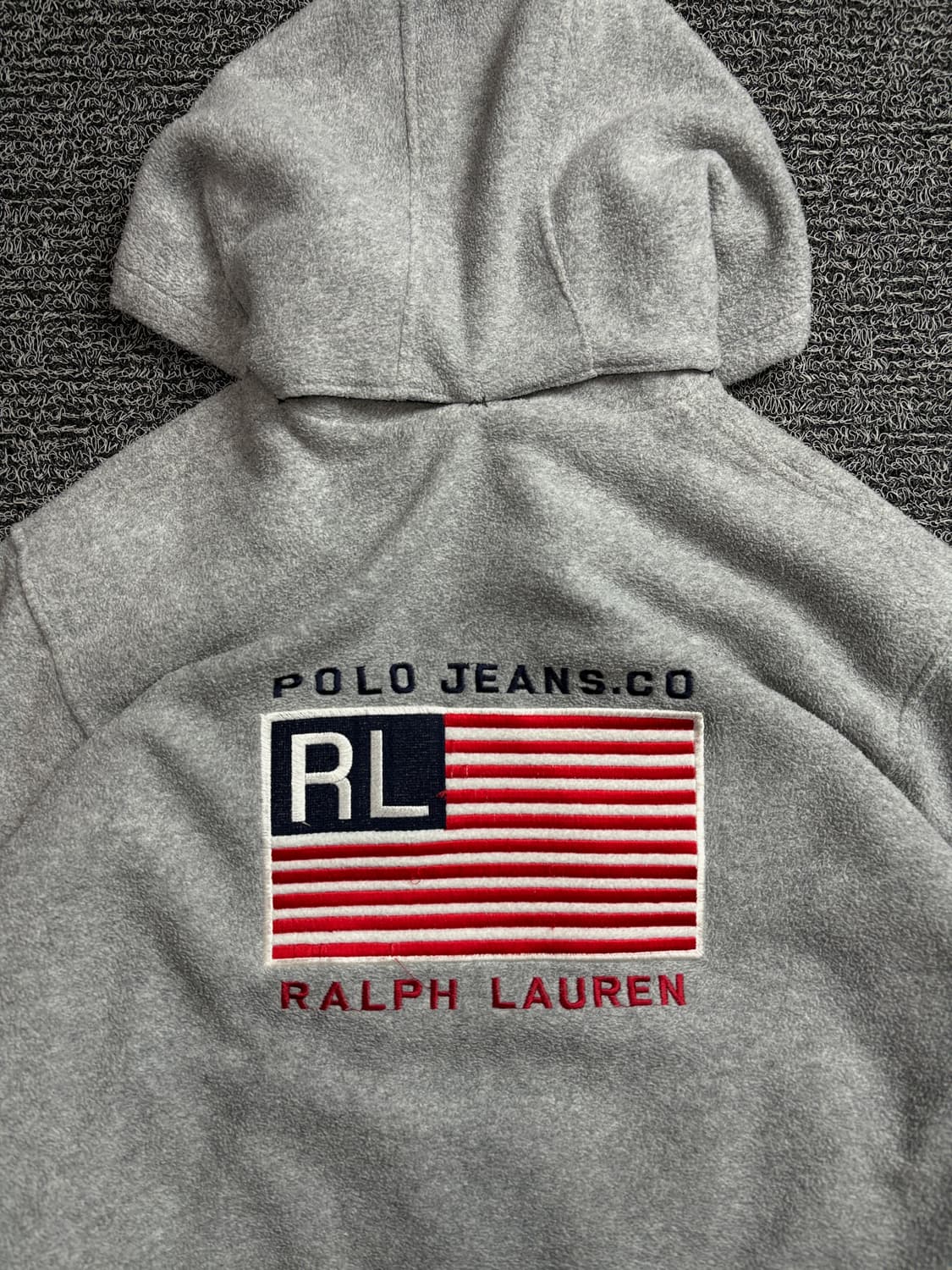 폴로 랄프로렌 성조기 빅로고 박시핏 후드 플리스 자켓 2128 상품이미지1