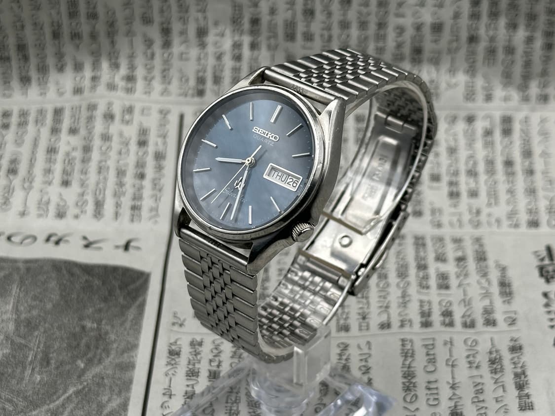 [1980년 빈티지] 세이코 쿼츠 실버웨이브 8229-703A 상품이미지3