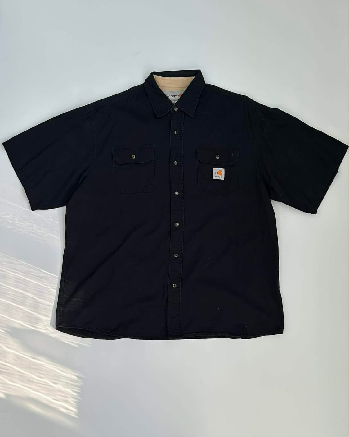 [XL] 칼하트 FR 포켓 워크 셔츠 블랙 상품이미지1