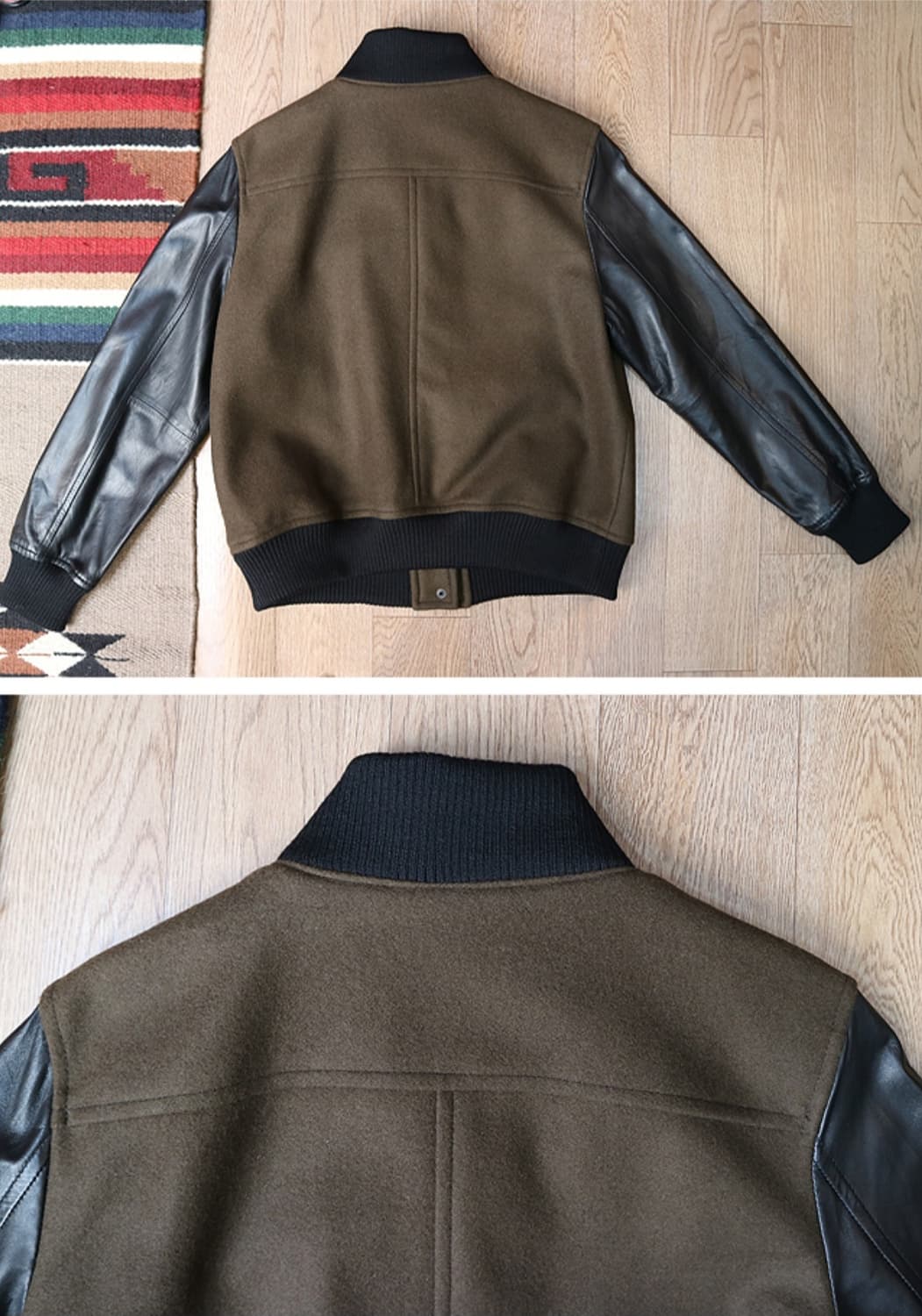 일본판 23KU 울+가죽 바시티 자켓
우먼M 상품이미지4