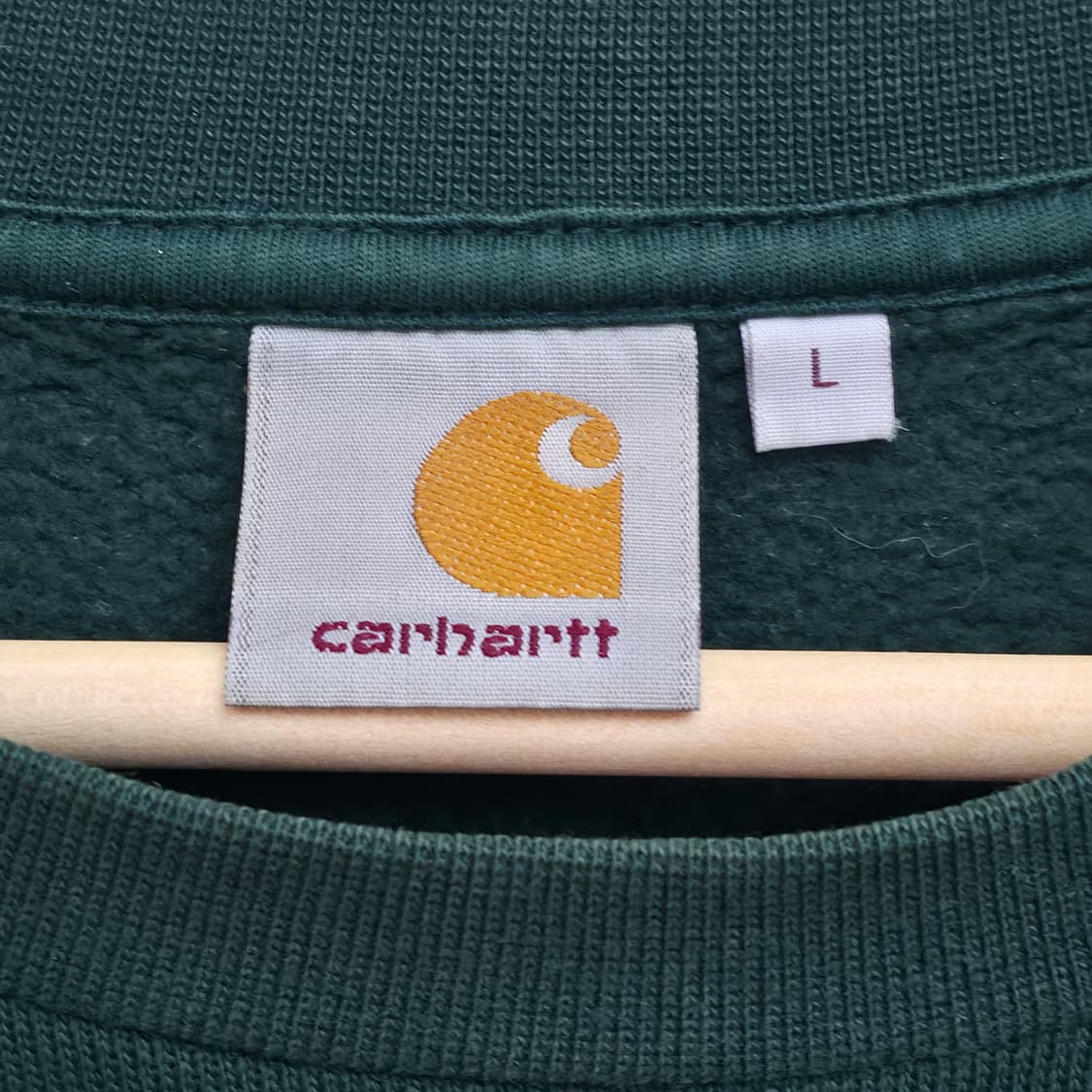 [L] 칼하트 wip 그린 맨투맨 상품이미지4