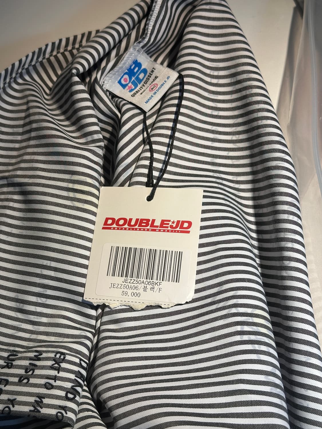 double jd 체크셔츠 상품이미지3