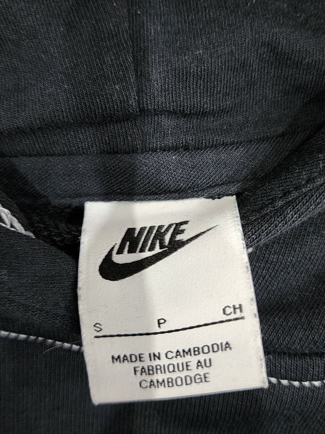 나이키 스우시 스티치 오버핏 후드티 우먼스 S 상품이미지5