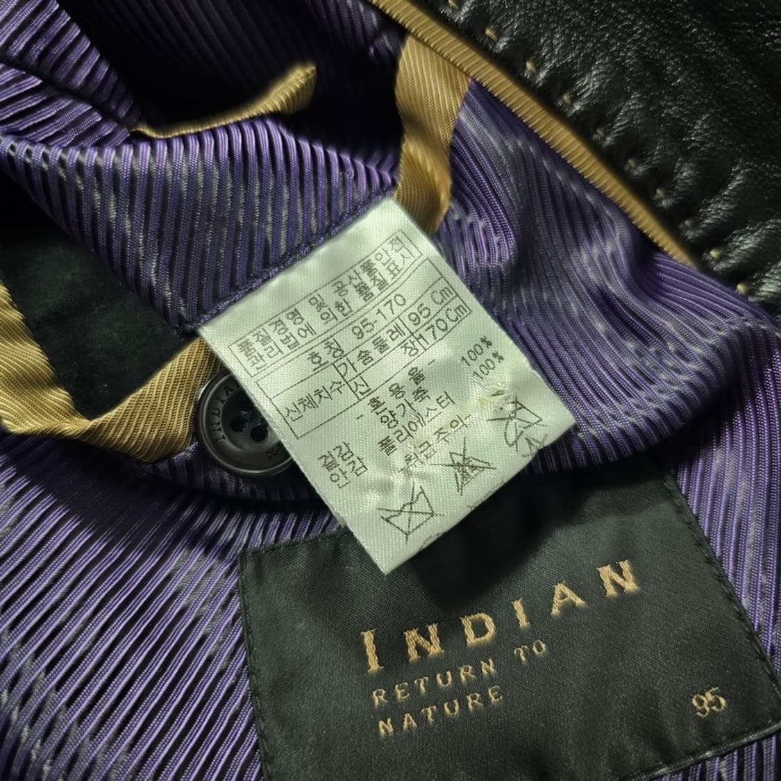INDIAN 양가죽 블레이저 M 상품이미지7