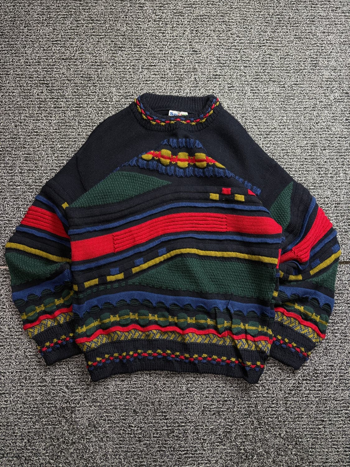 오스트레일리아 오리지날 아카이브 케이블 패턴 울 스웨터 2106 상품이미지2