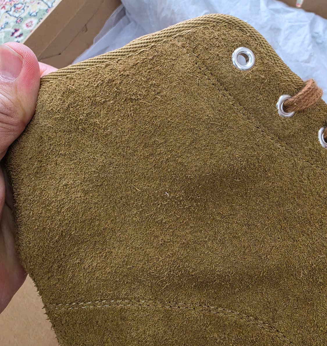 [새상품/최종할인] 캐치볼 M-03H 스웨이드 카멜 275-280 상품이미지5