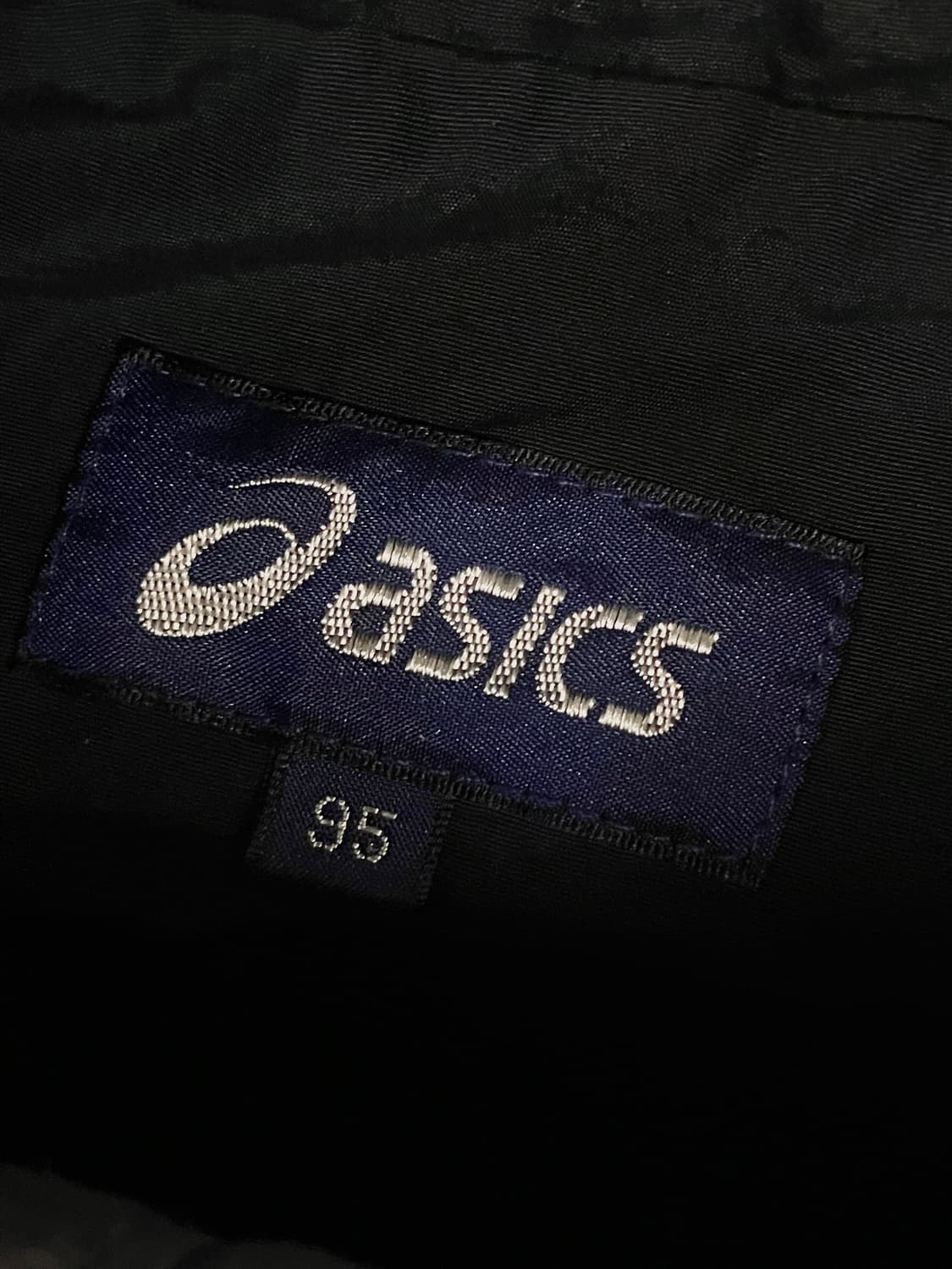 아식스 바람막이 점퍼 블랙 95 #csz2936 상품이미지5