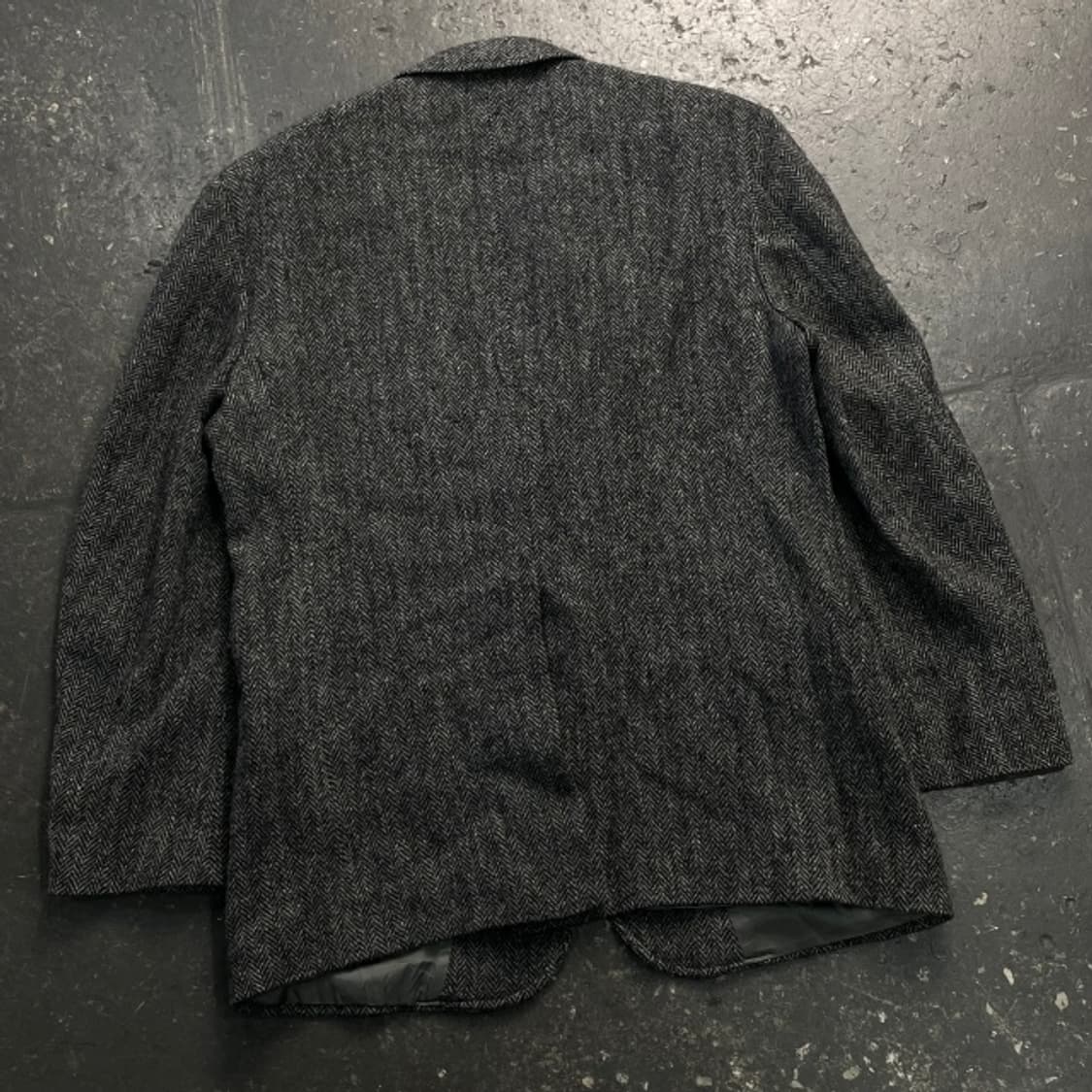 100 해리스트위드 해링본 울 자켓  상품이미지6