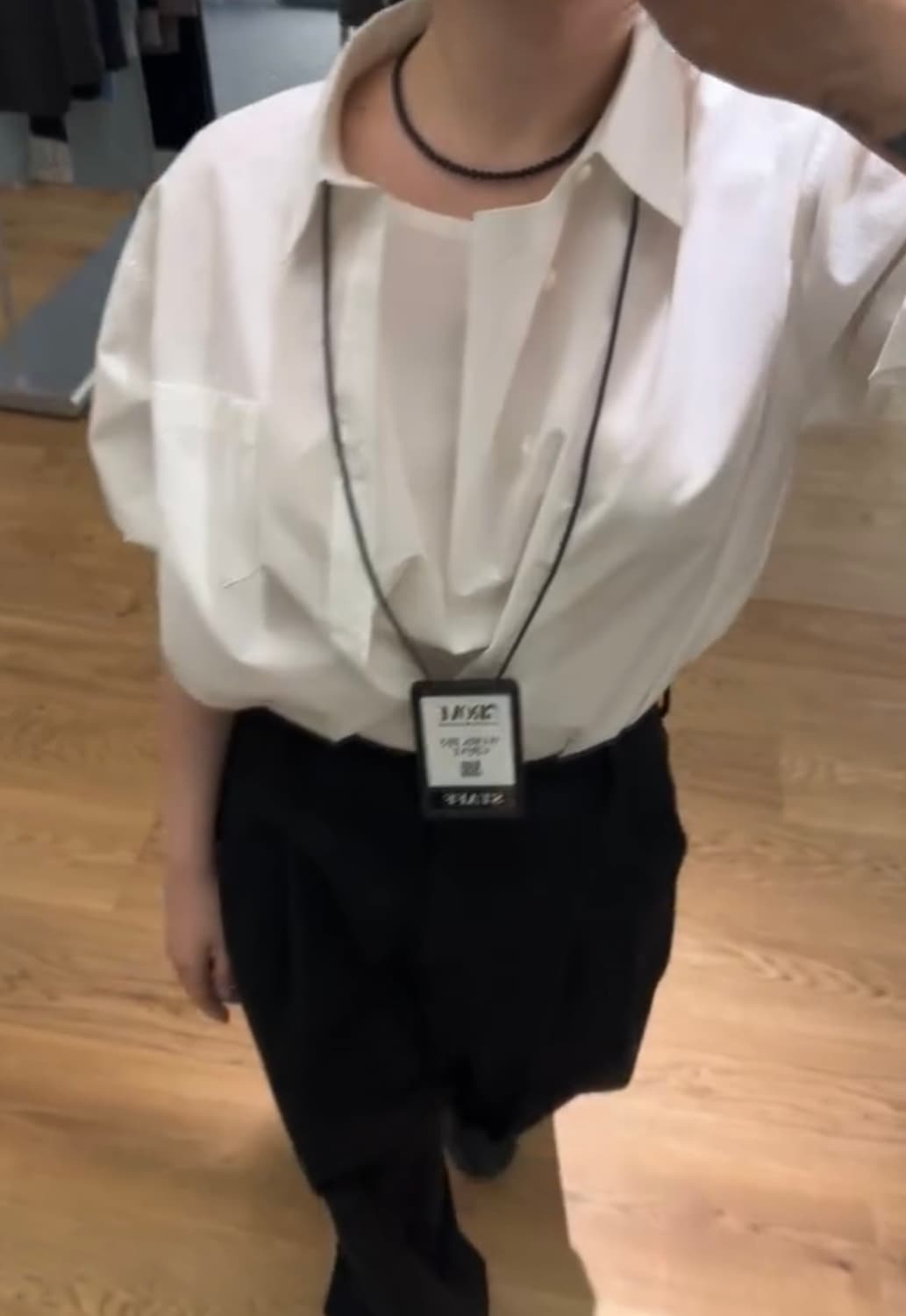 Grove 그로브 스미스 폴드카라셔츠 화이트 상품이미지1