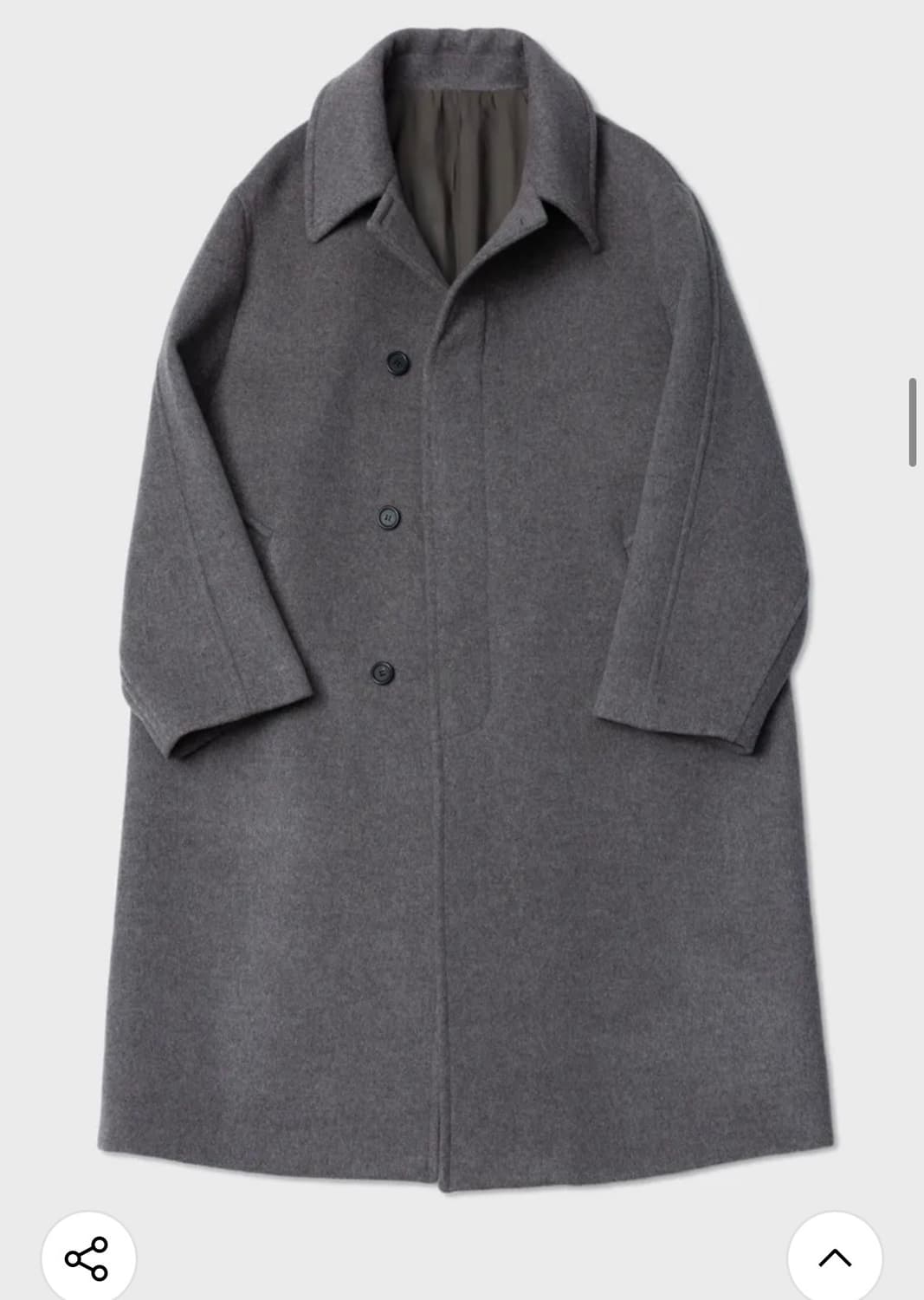 퍼스트플로어 수티앵 코트  오트밀 그레이 46 상품이미지4