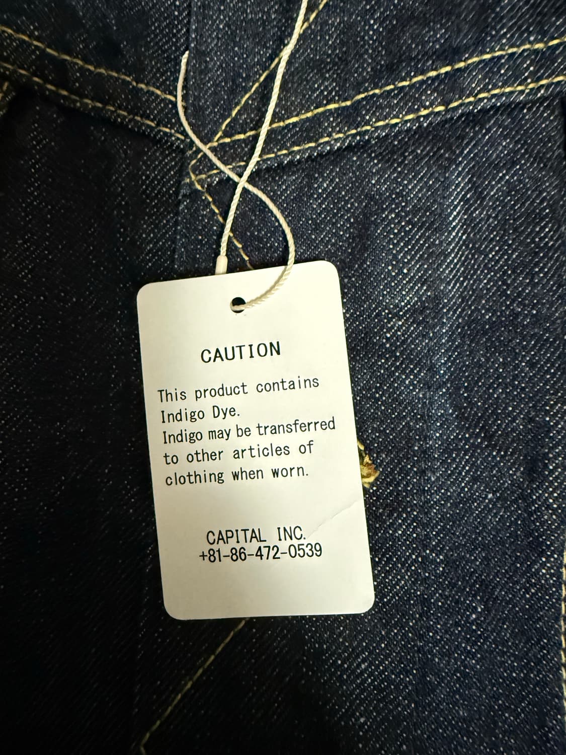 캐피탈 웨스턴 데님자켓 48 새상품 (희귀매물) 상품이미지2