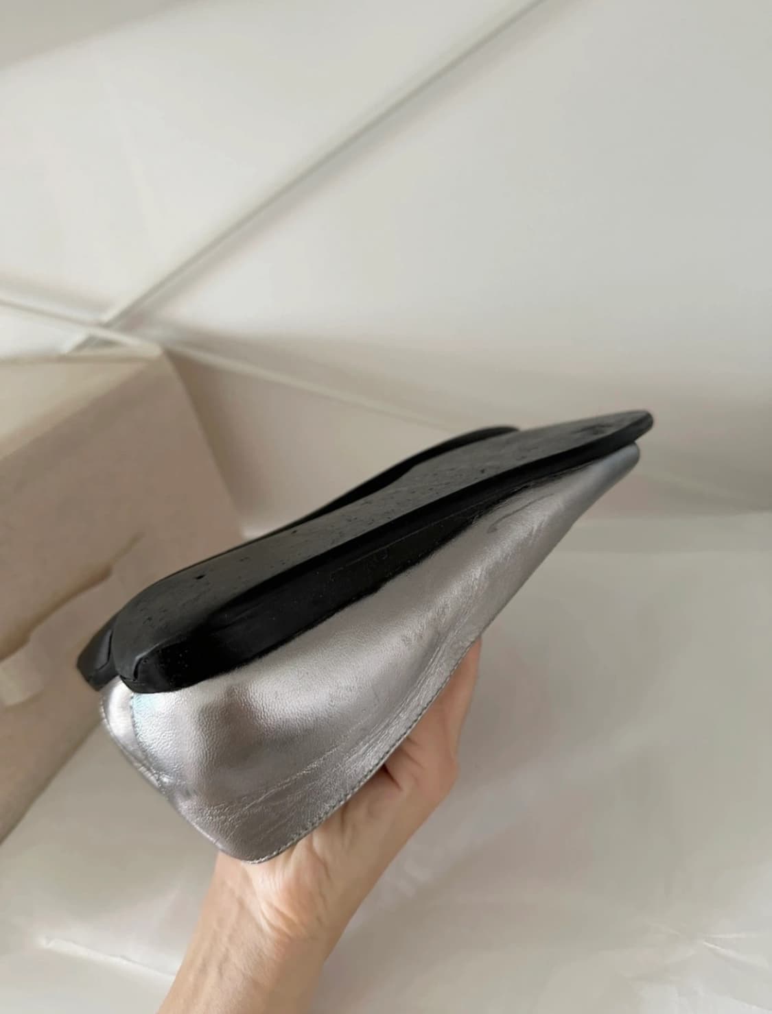 VIA SPIGA. Silver Leather Sandal 상품이미지7