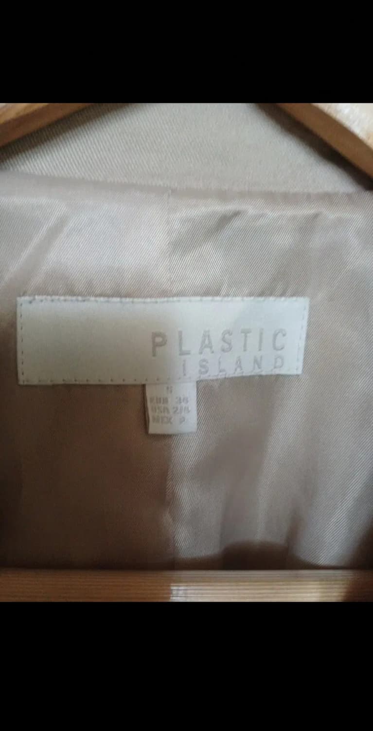 플라스틱 아일랜드 하프 트렌치 코트 자켓  상품이미지4