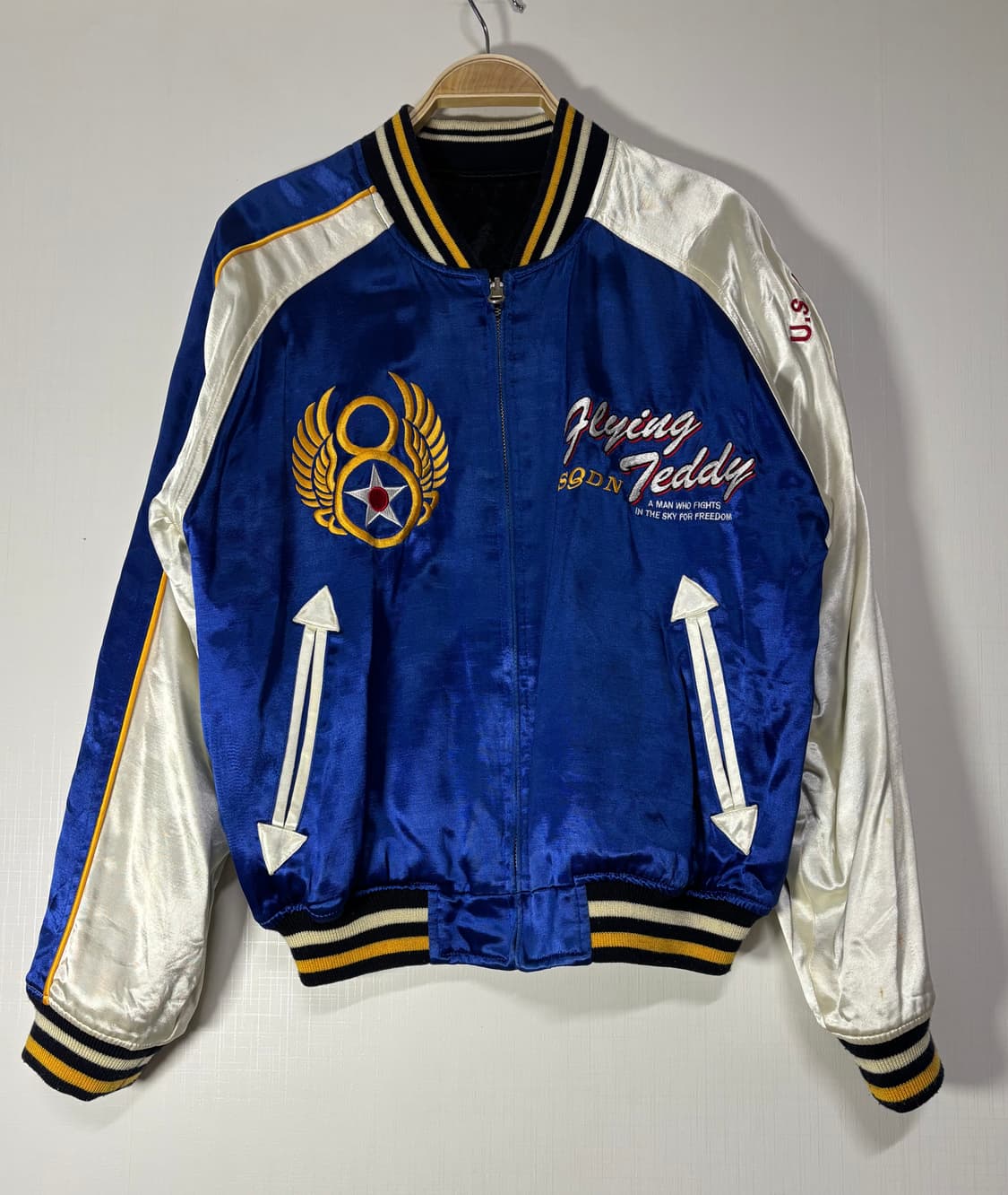 90s Ted Company 테드컴퍼니 리버시블 스카잔 바시티 자켓 상품이미지6