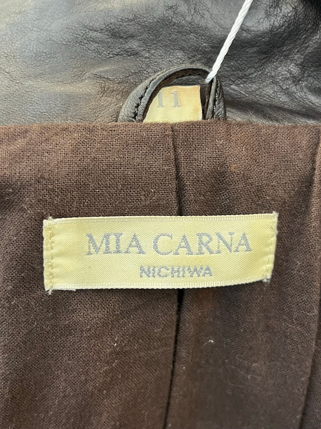 Mia Carna 하이넥 양가죽 자켓 상품이미지7