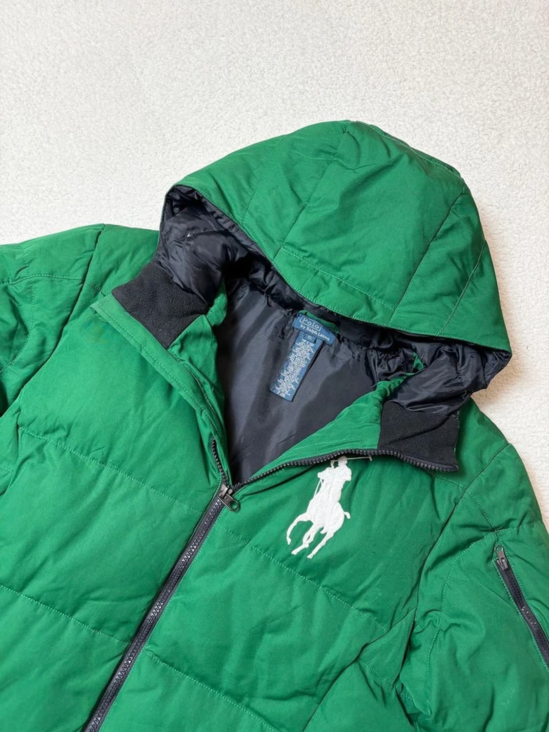 폴로 랄프로렌 00's 빅포니 다운 푸퍼 후디 패딩 PN6561 상품이미지3