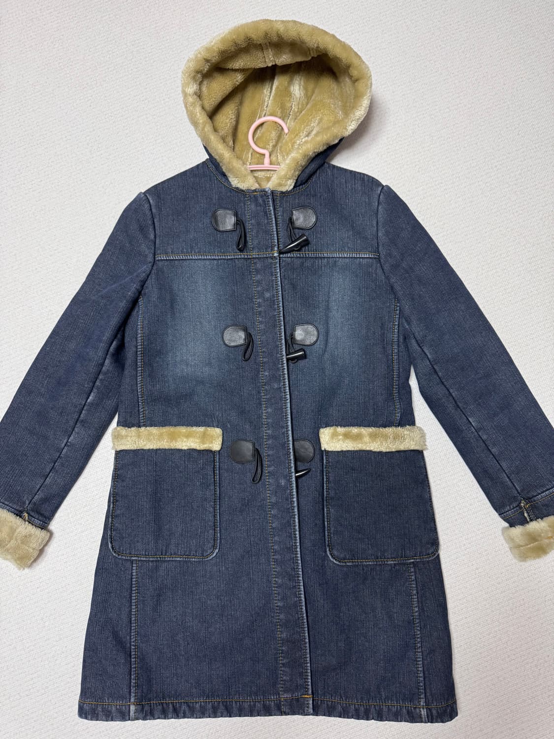 데님 떡볶이 코트 상품이미지1