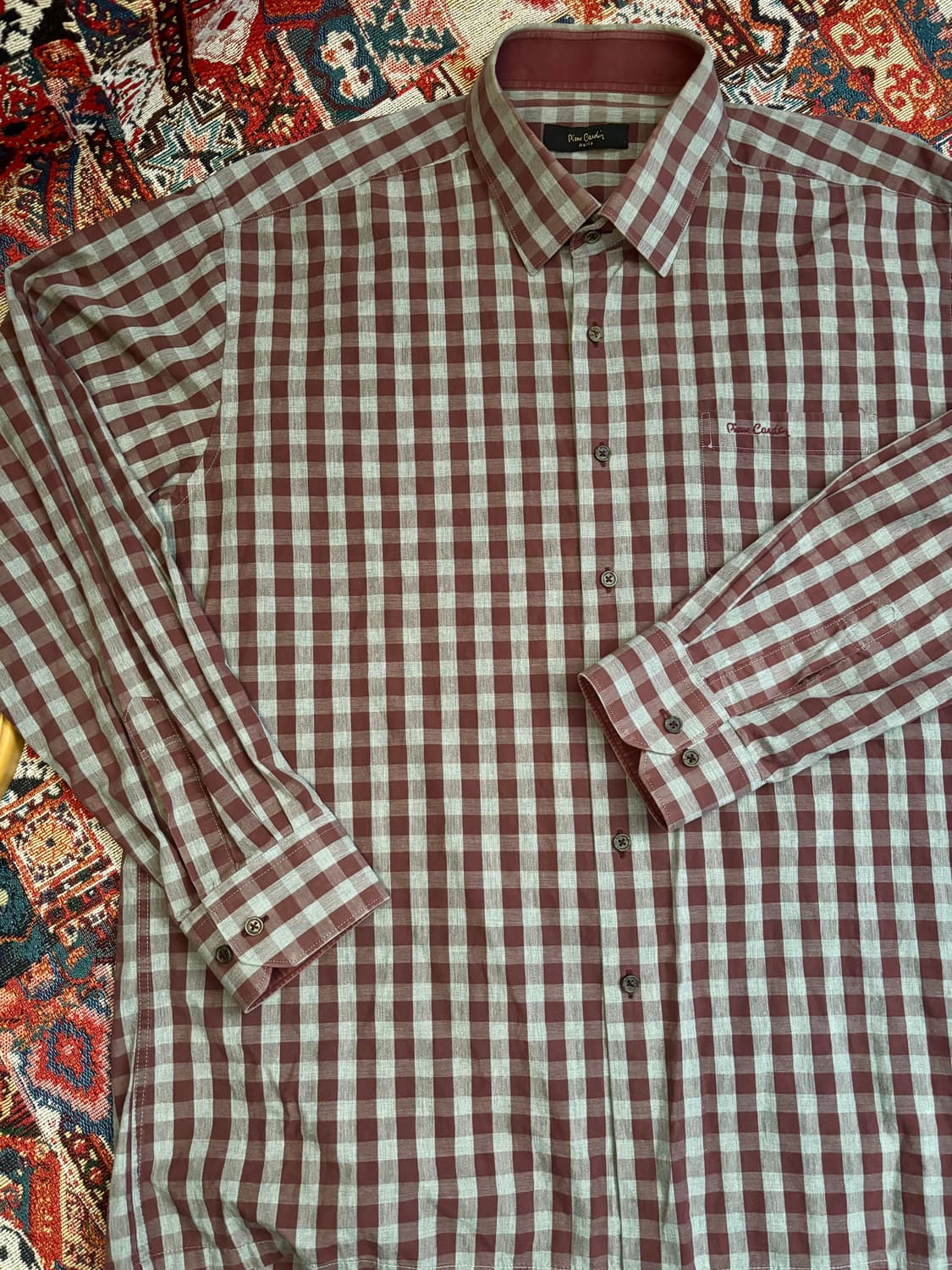 Vintage Classic gingham check pattern 상품이미지3