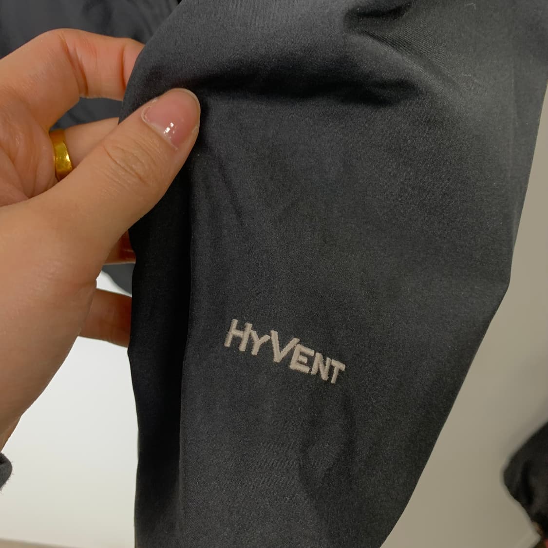 노스페이스 자수로고 블랙 하이벤트 바람막이 상품이미지6