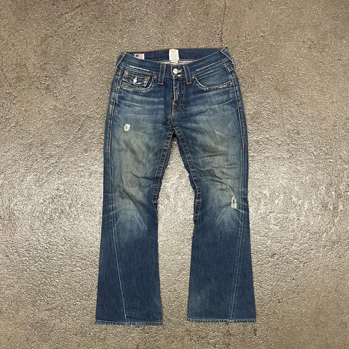 트루릴리젼 조이 데미지 부츠컷 (31“) 상품이미지3