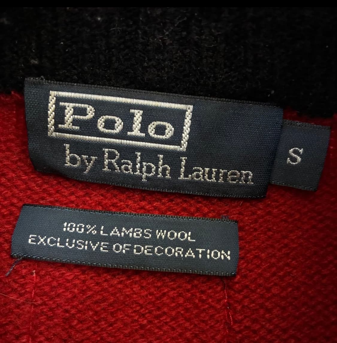 Polo 폴로 랄프로렌 빅포니 스위스 자수 코튼 니트집업 상품이미지3