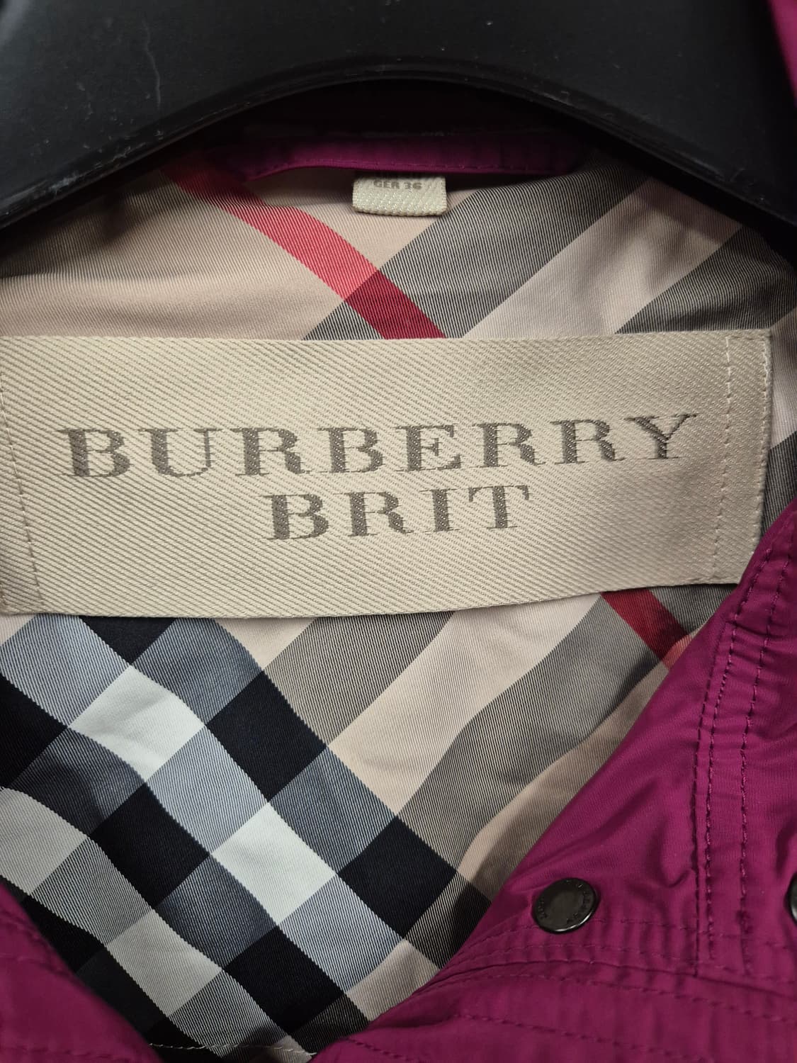 버버리 브릿 핑크 자켓 상품이미지7