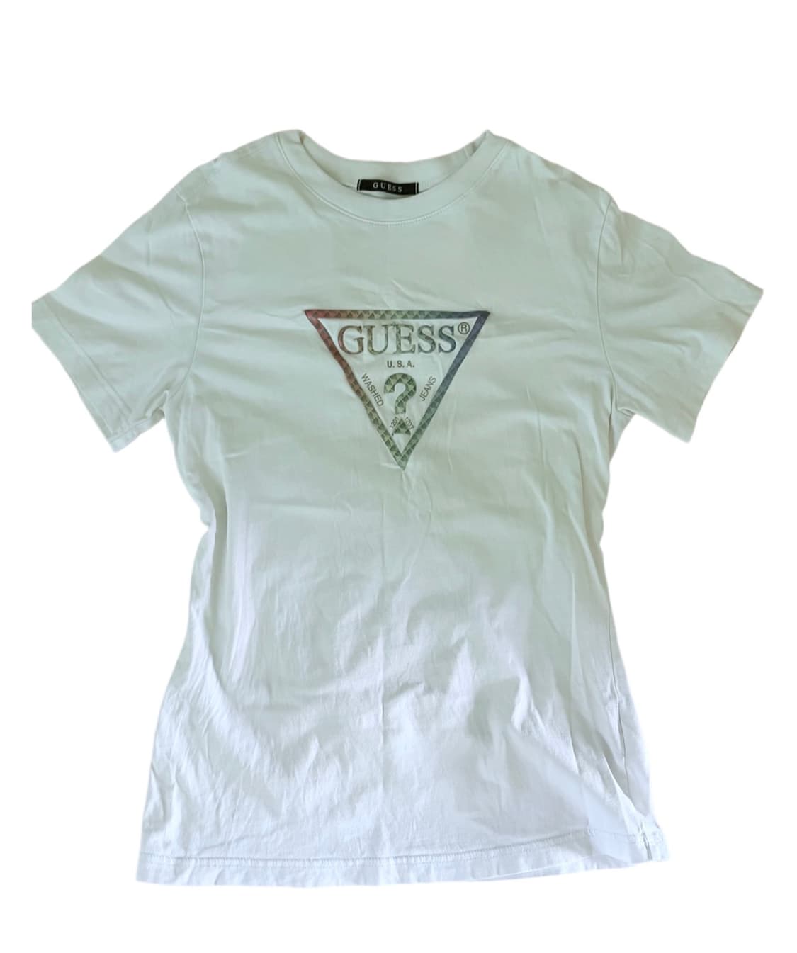 guess 게스 슬림핏 반팔티 화이트 상품이미지2