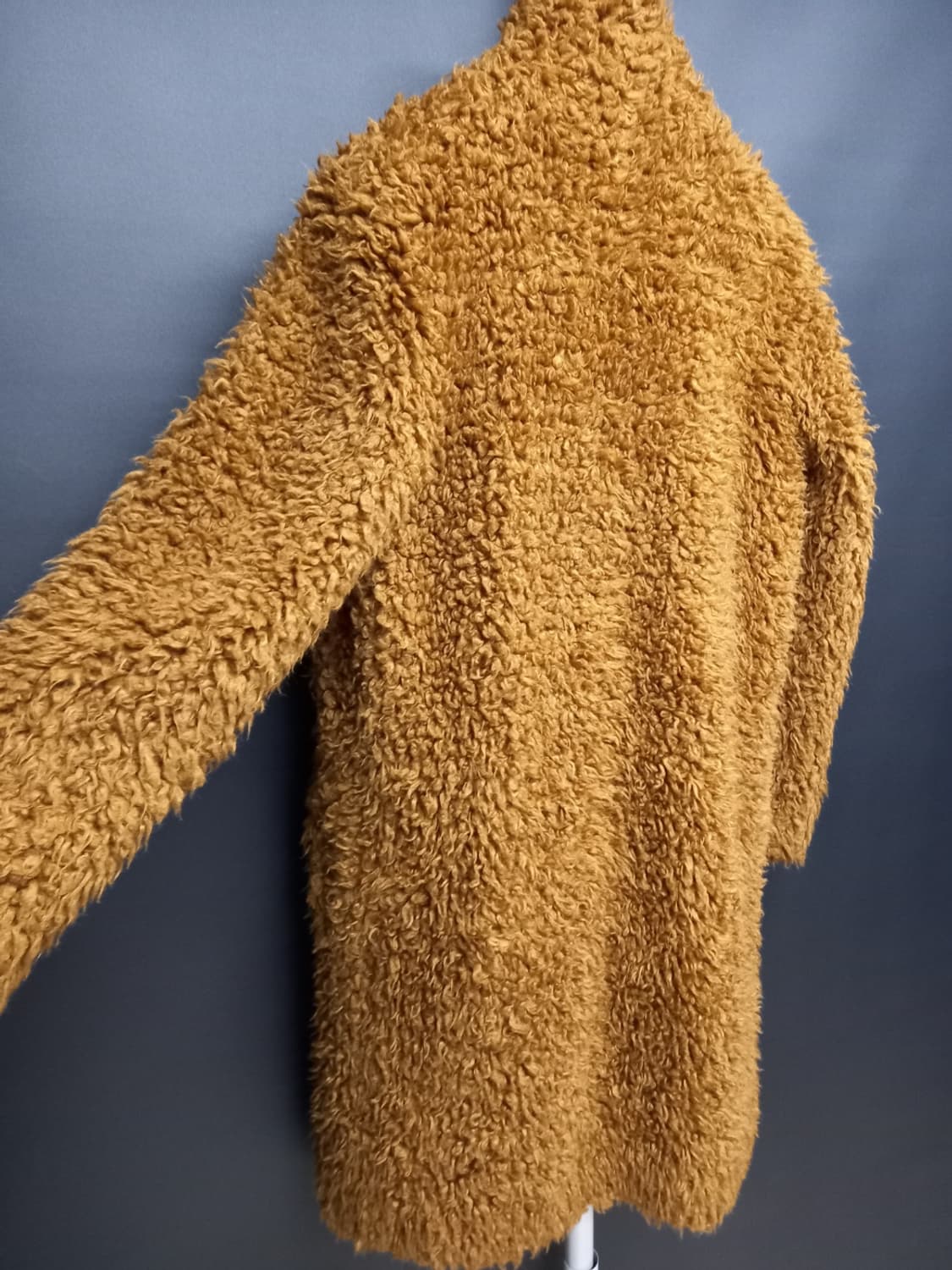 산드로 테디베어 부클 비숑 롱 코트 55 상품이미지6