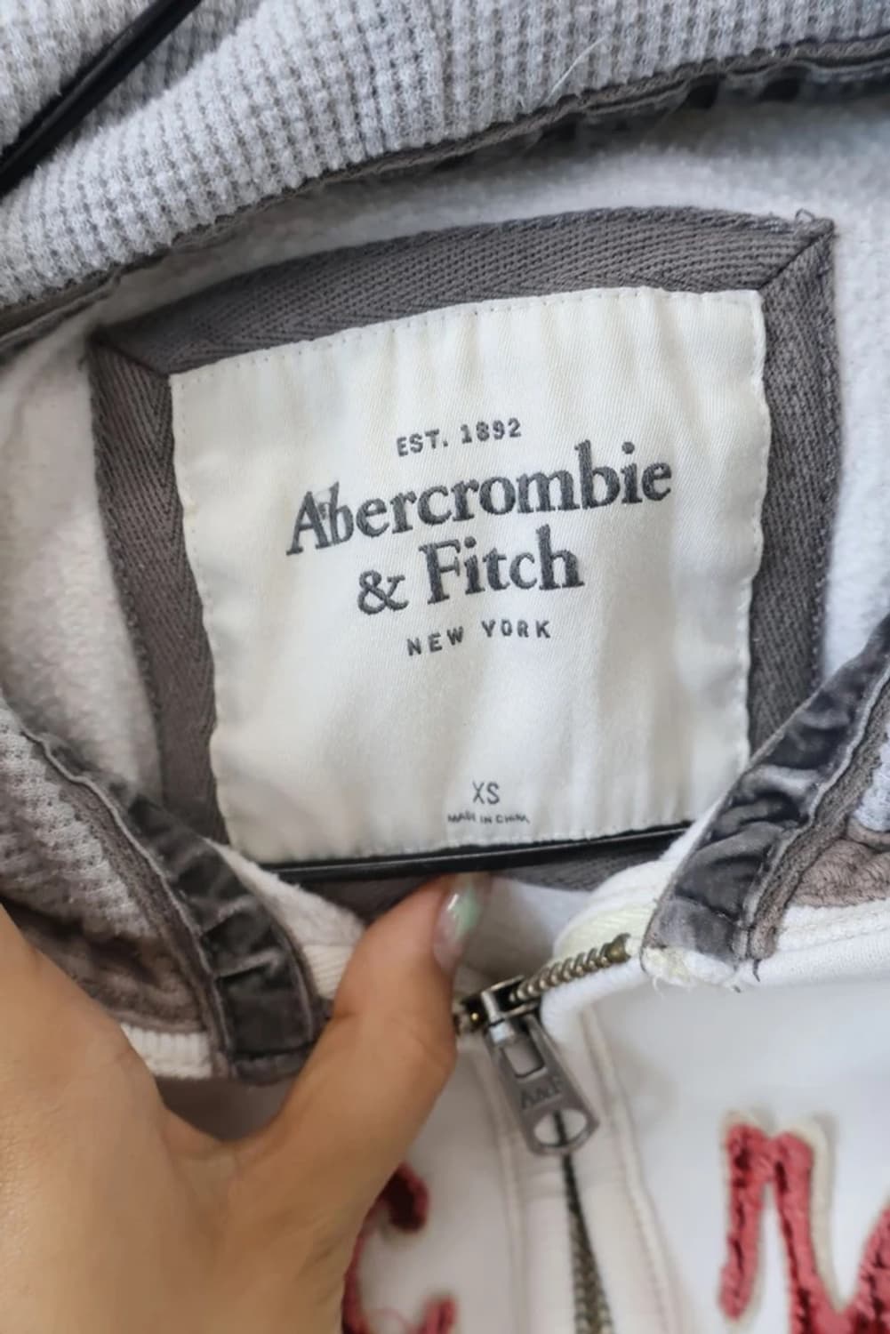 00s Abercrombie NYC Zip Hoodie 상품이미지9