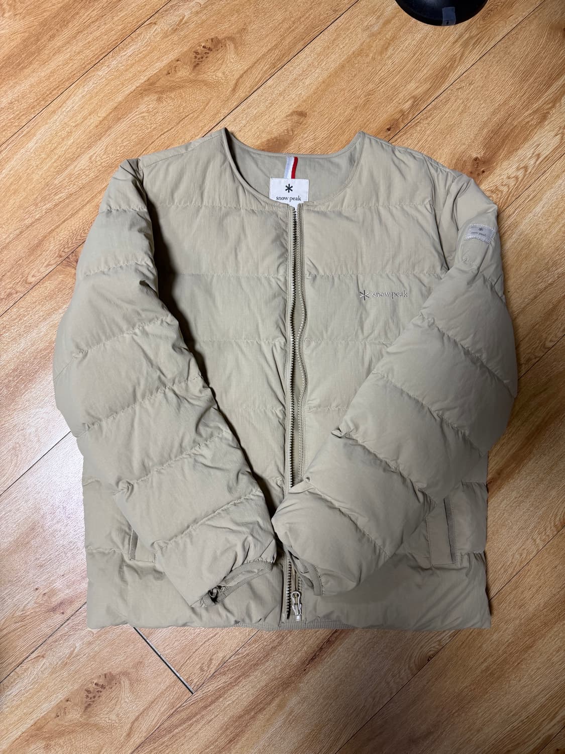 스노우피크 경량 다운 자켓 M(95) 베이지 상품이미지1