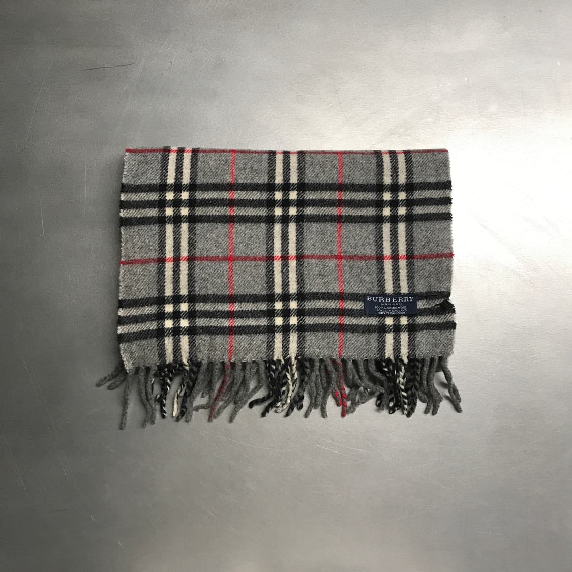버버리 정품 램스울 머플러 그레이 상품이미지2